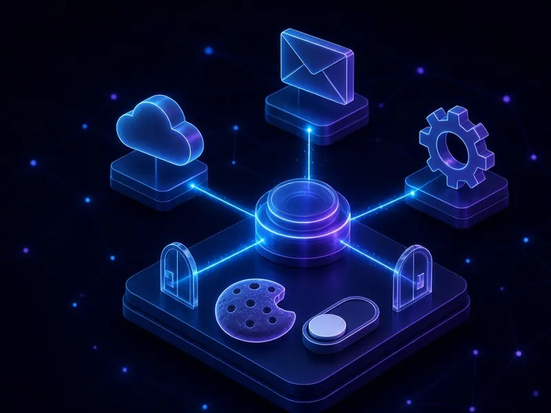 Proveedores conectados mediante accesos filtrados, una cookie y un interruptor apagado
